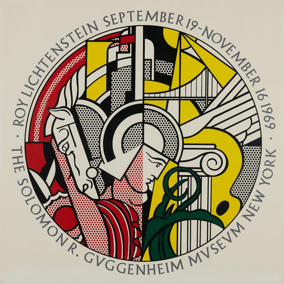 The Solomon R. Guggenheim Museum poster; Corlett III.25 by Roy Lichtenstein