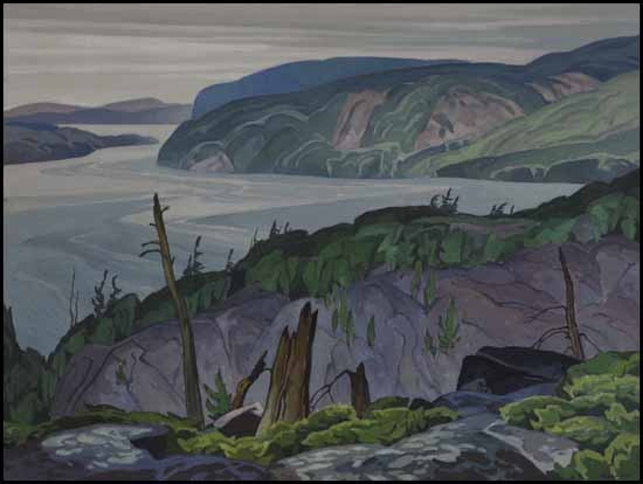 Lake Mazinaw from the Hawk"s Nest by Alfred Joseph Casson