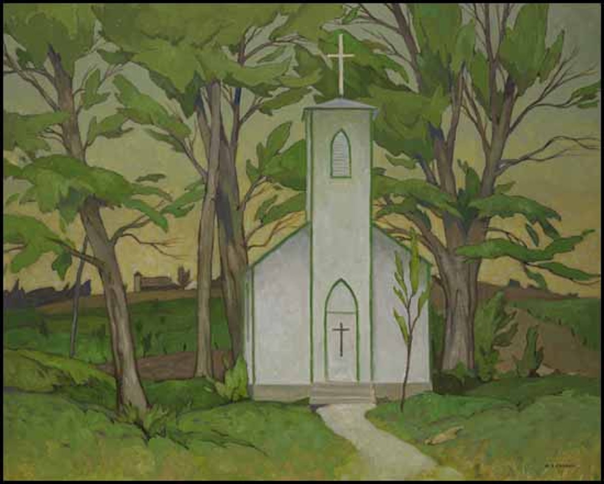 Little Country Church by Alfred Joseph Casson