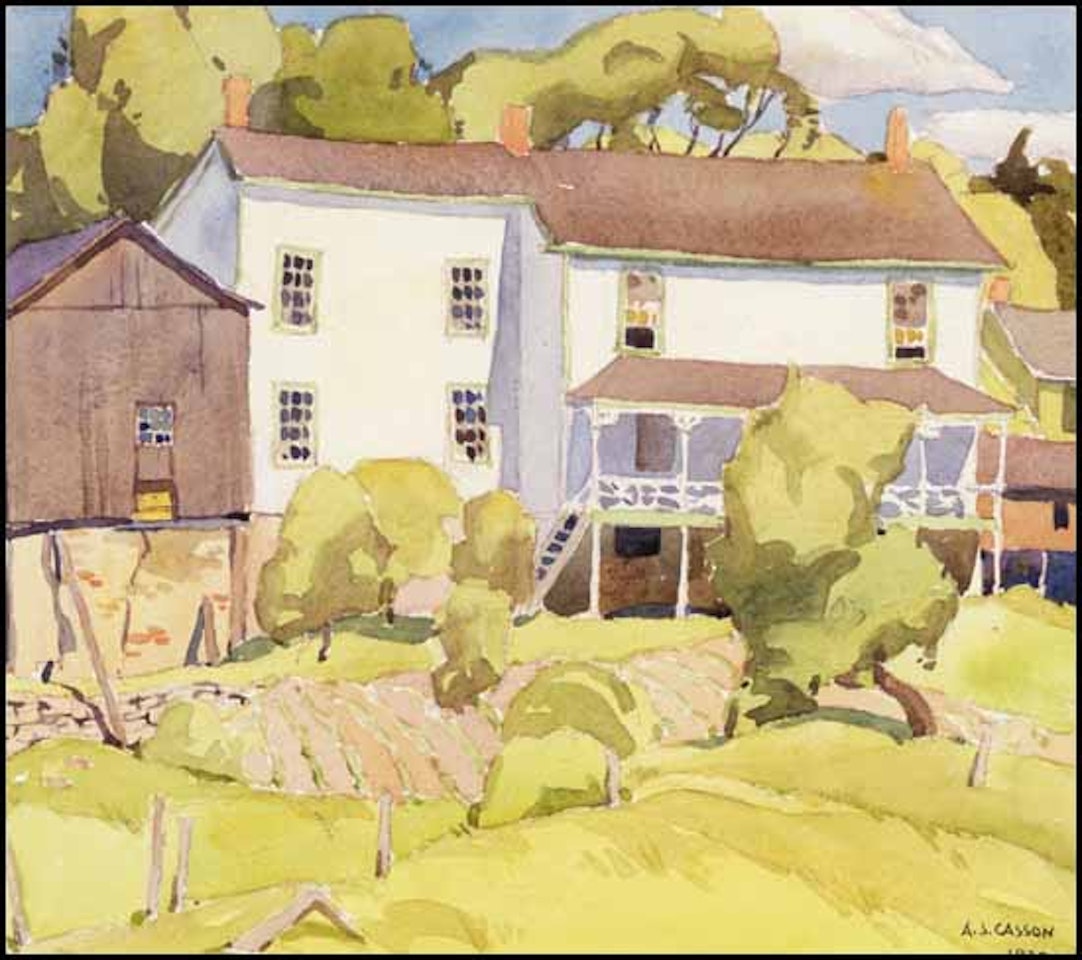 Old Houses, Rockwood by Alfred Joseph Casson