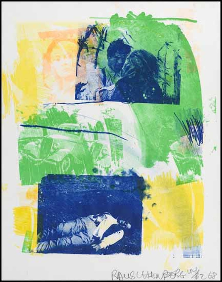 Storyline I, Reels (B + C) by Robert Rauschenberg