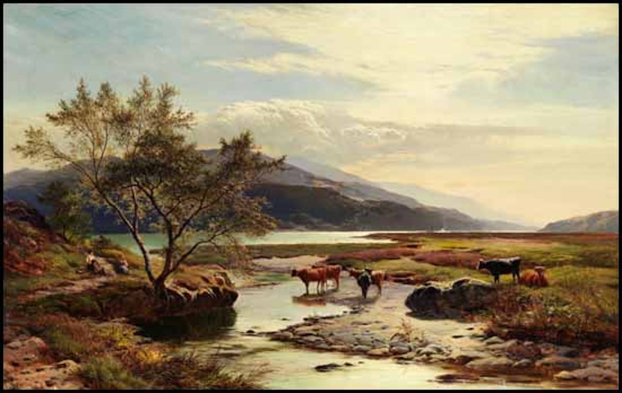 On the Mawddach, North Wales by Sidney Richard Percy