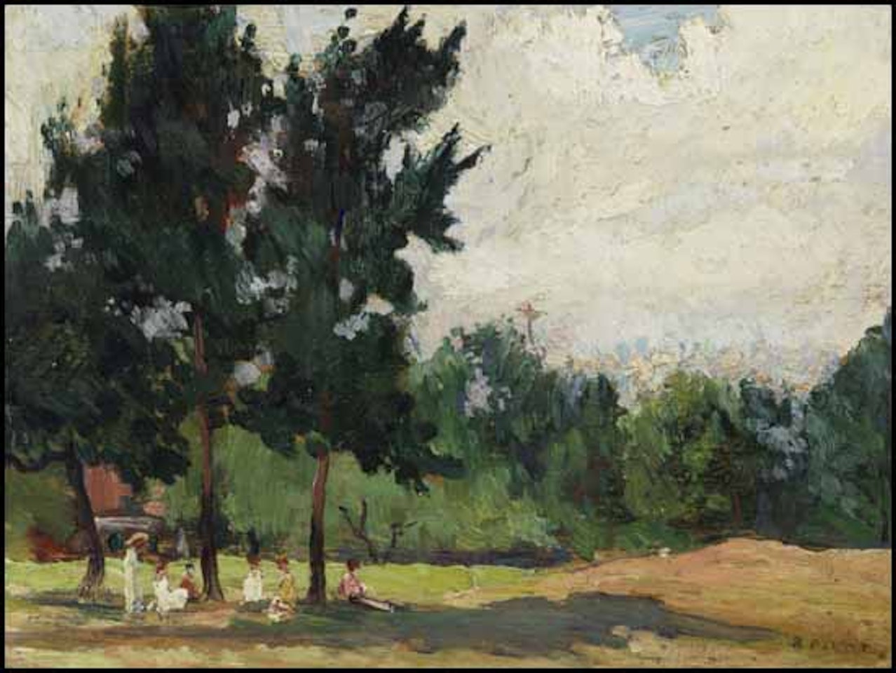 Cottonwood Trees by Robert Pilot