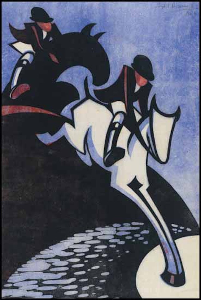 Water Jump by Sybil Andrews