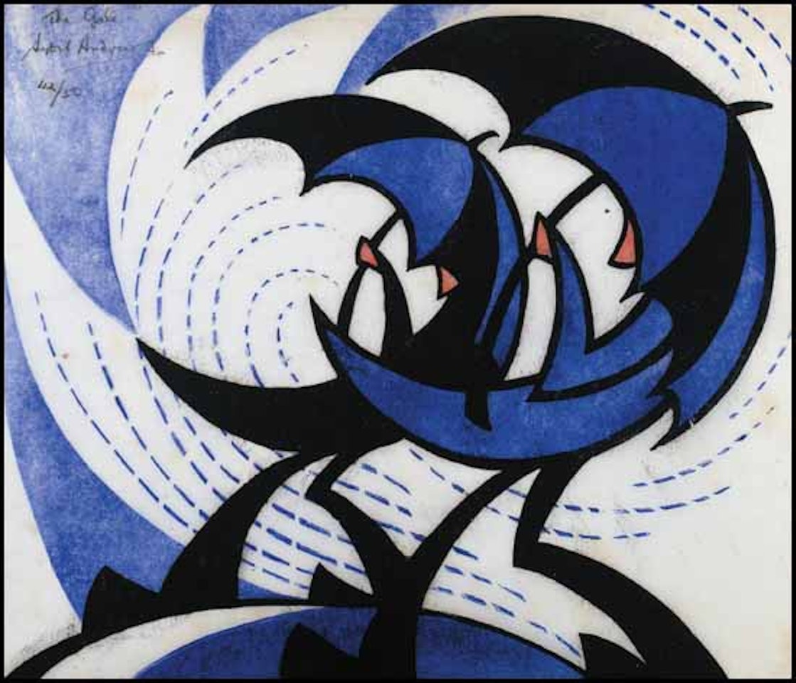 The Gale by Sybil Andrews