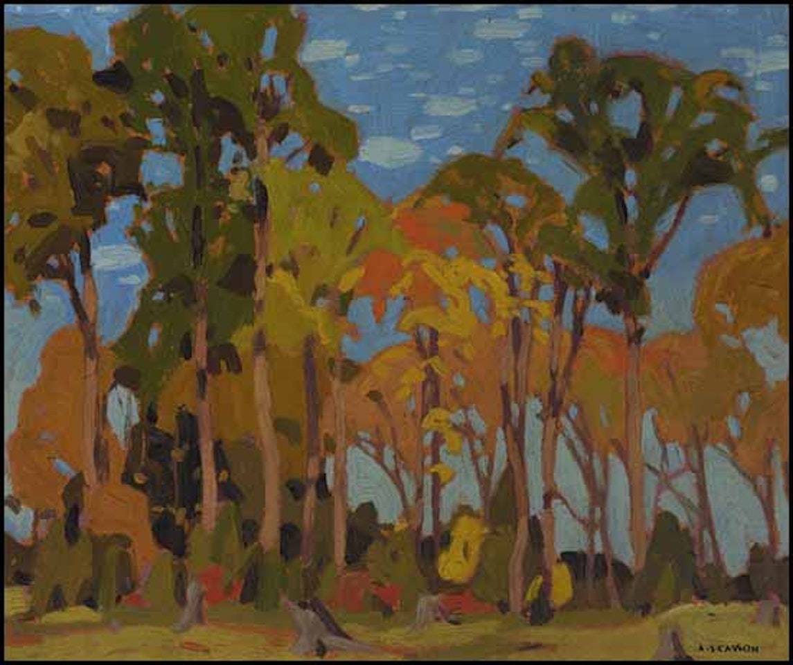 Elms in October by Alfred Joseph Casson