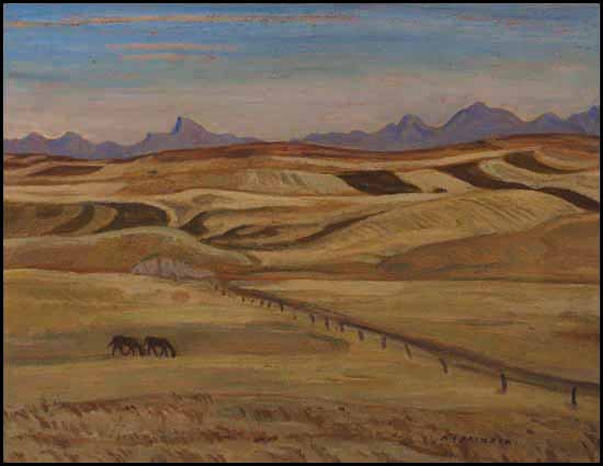 Pincher Creek, Alberta by Alexander Young Jackson