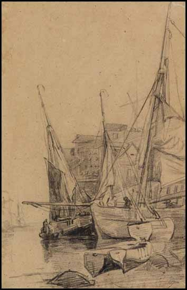 Les thoniers by Eugène Boudin