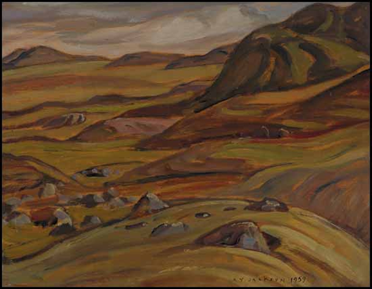 Barren Lands, Teshierpi Hills by Alexander Young Jackson