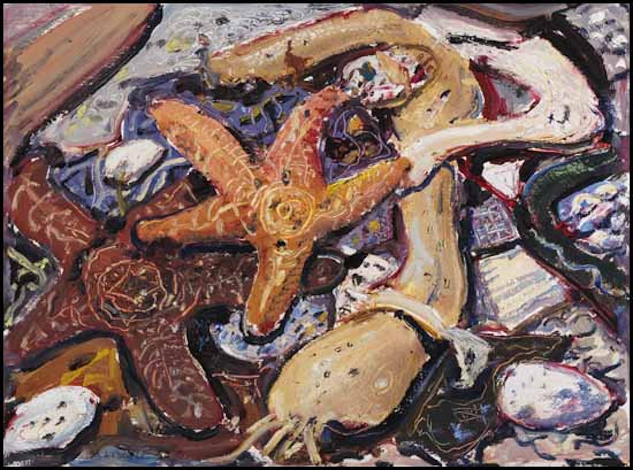 Westcoast Beach, Starfish by Arthur Lismer
