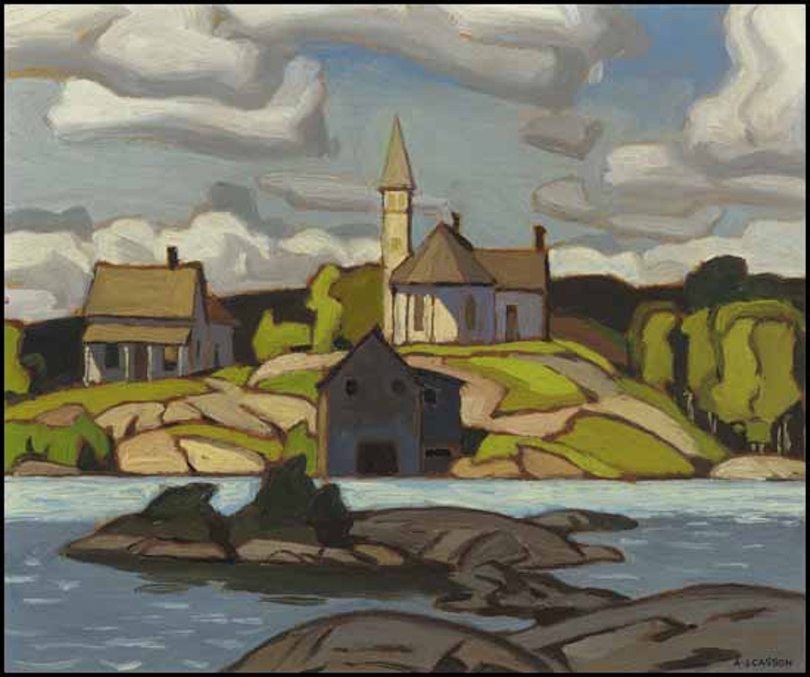 The Anglican Church at Magnetawan by Alfred Joseph Casson