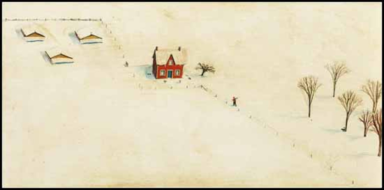 Snowbound Farm by William Kurelek