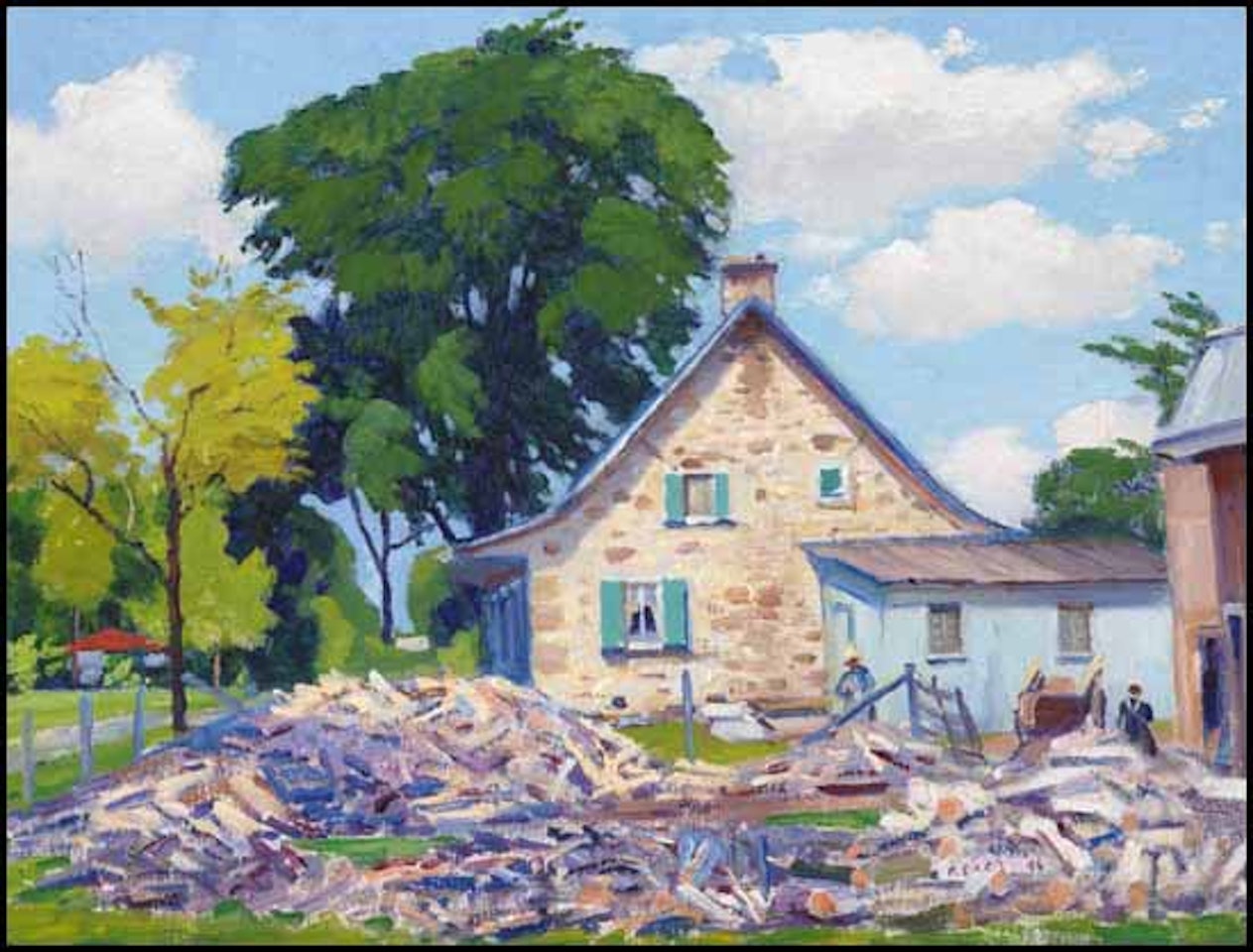 Old House on the Outskirts of Terrebonne by Robert Pilot
