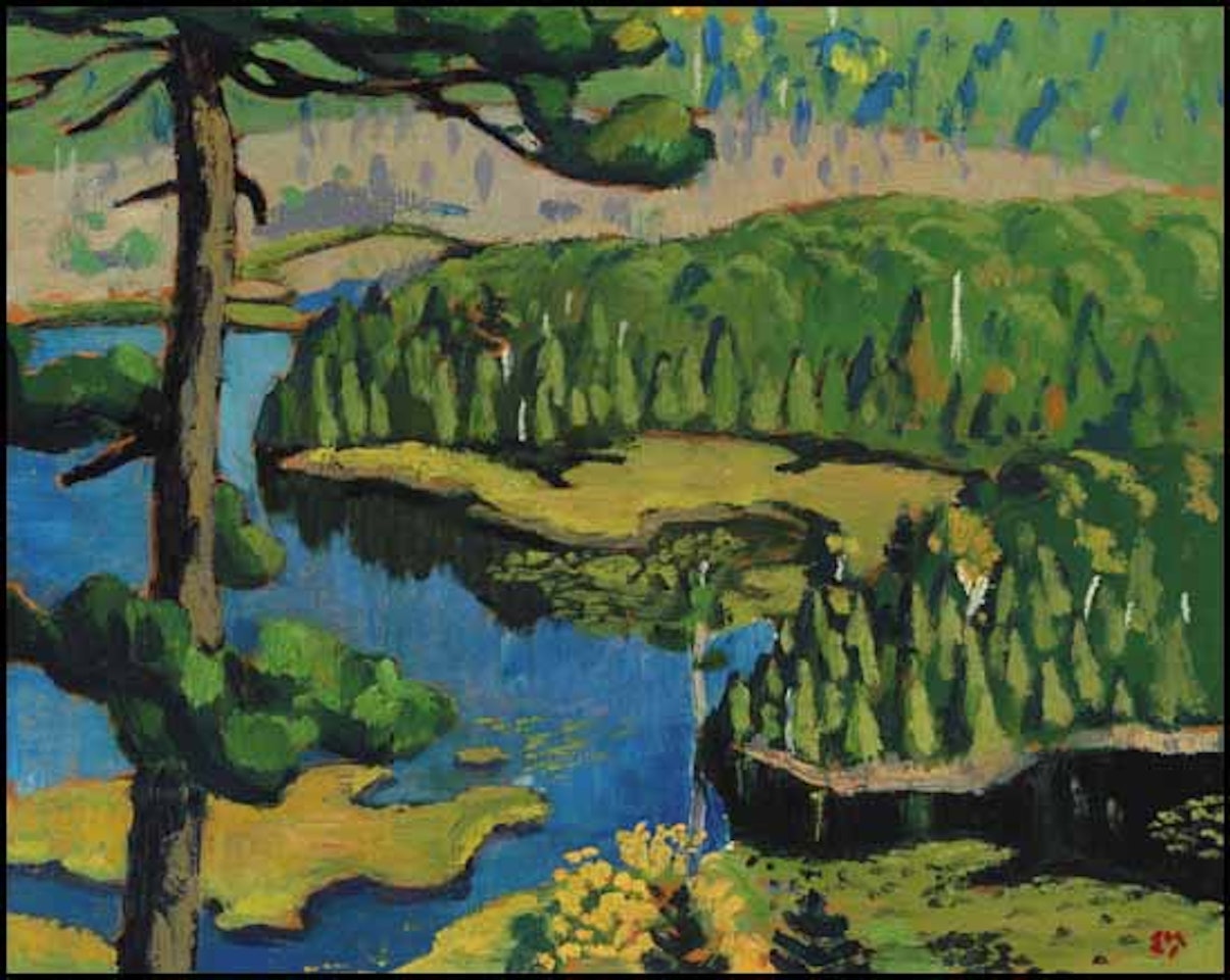 Frog Pond (Great Bug Pond, Cachée River) by Edwin Headley Holgate
