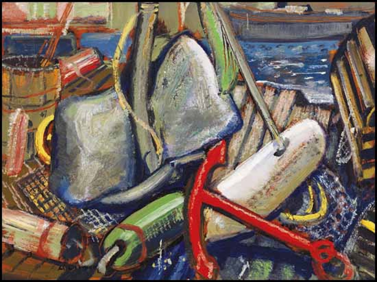 Cape Breton, Grand Etang, NS by Arthur Lismer