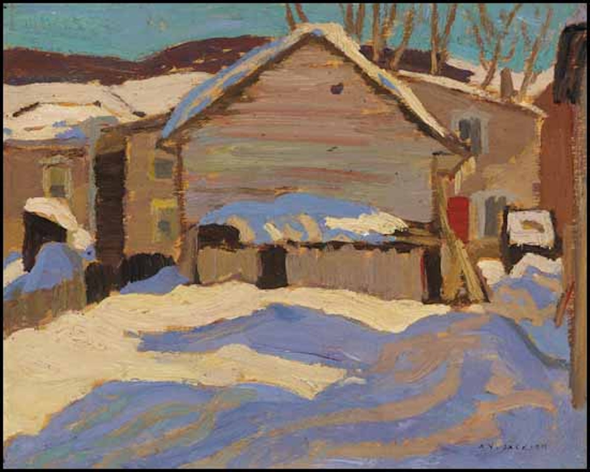 The Back Yard, Quebec by Alexander Young Jackson