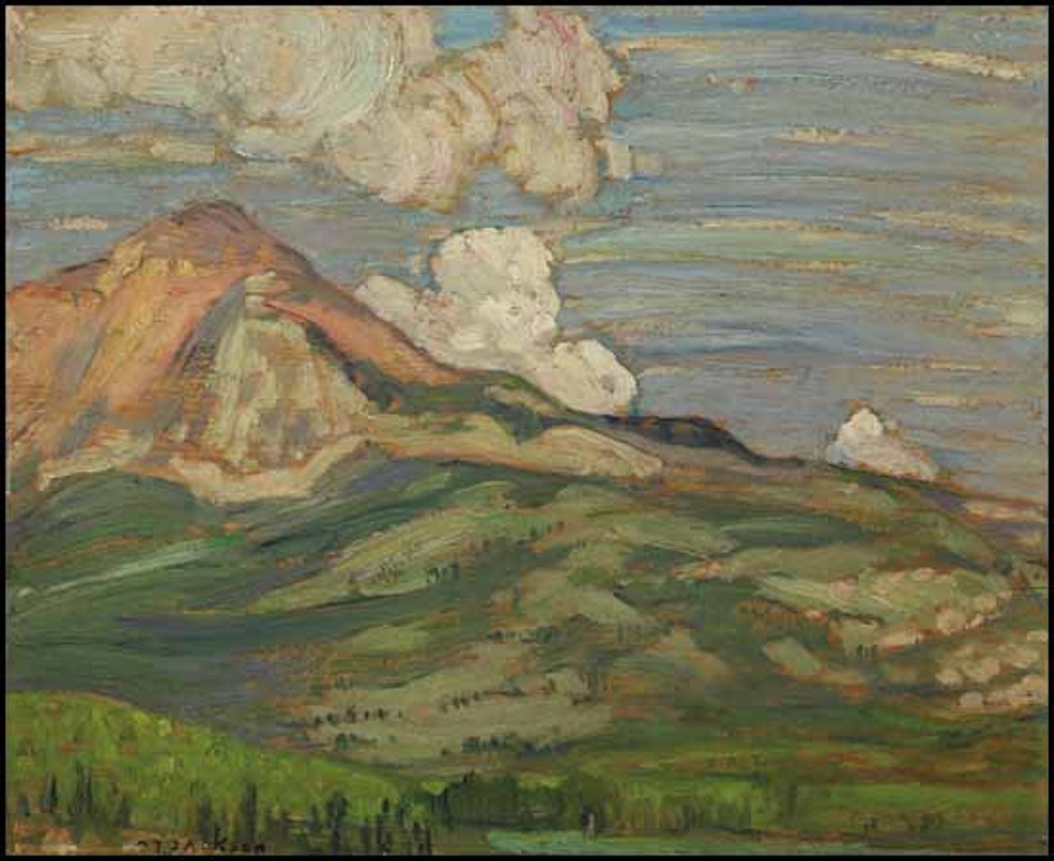 Near Jasper Park, Pyramid Mountain by Alexander Young Jackson