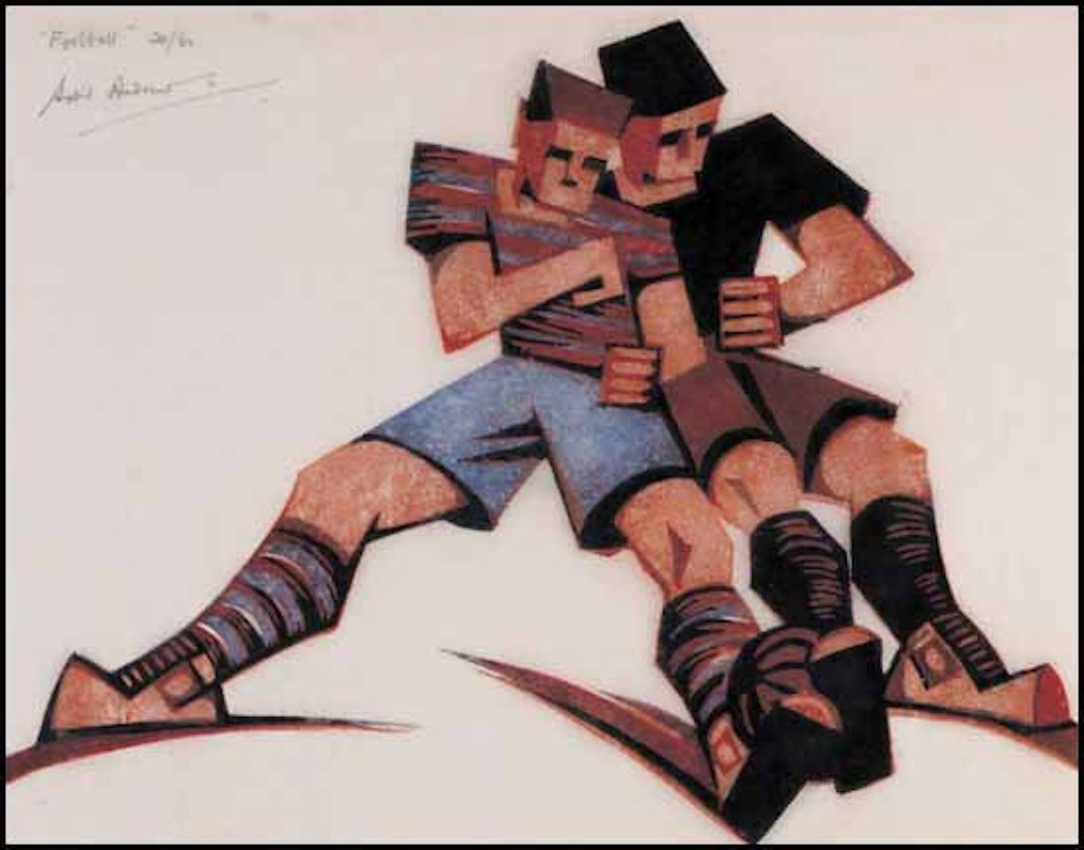 Football by Sybil Andrews