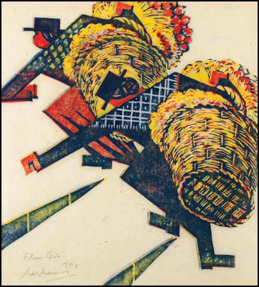 Flower Girls by Sybil Andrews