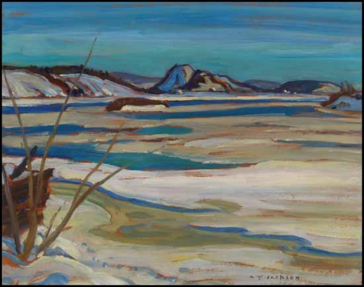 Gatineau River / Georgian Bay (verso) by Alexander Young Jackson