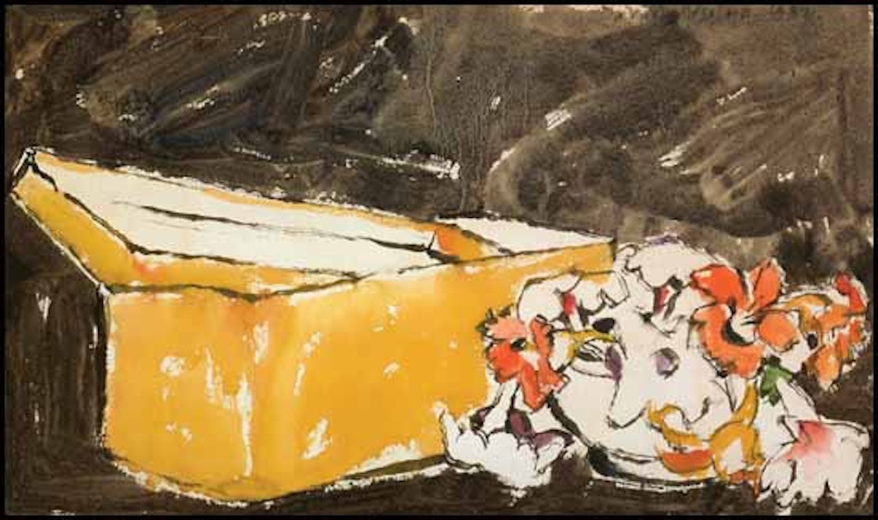 Yellow Shoe Box by David Brown Milne