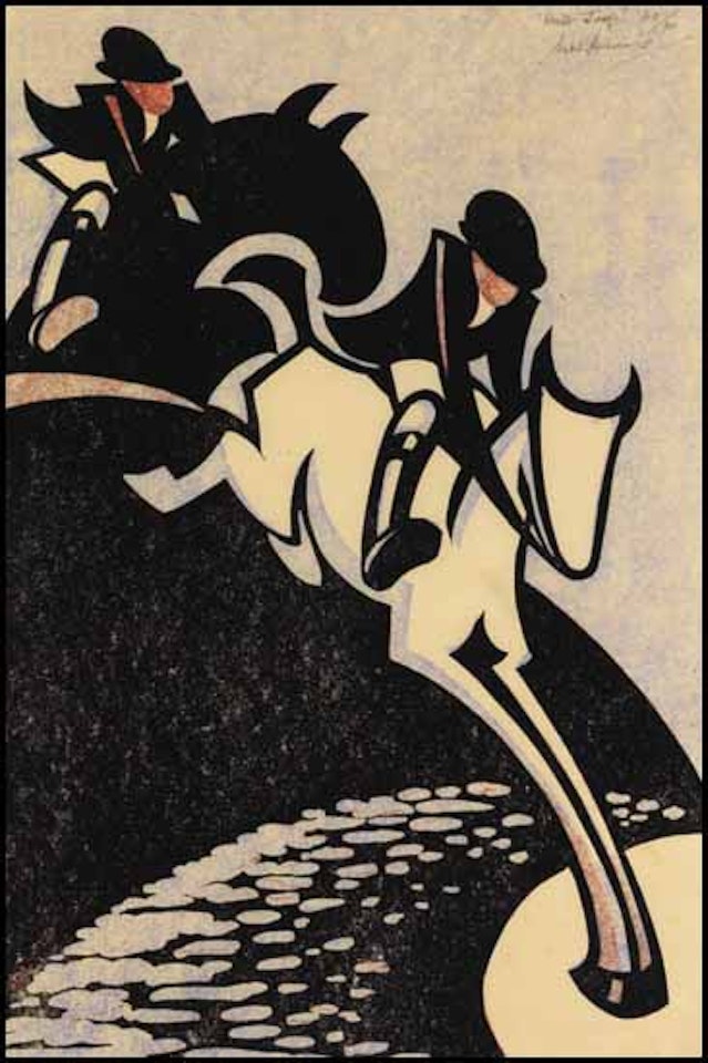 Water Jump by Sybil Andrews