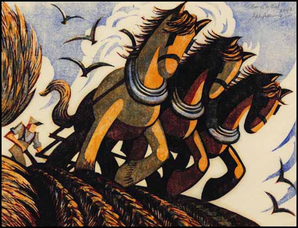Tillers of the Soil by Sybil Andrews