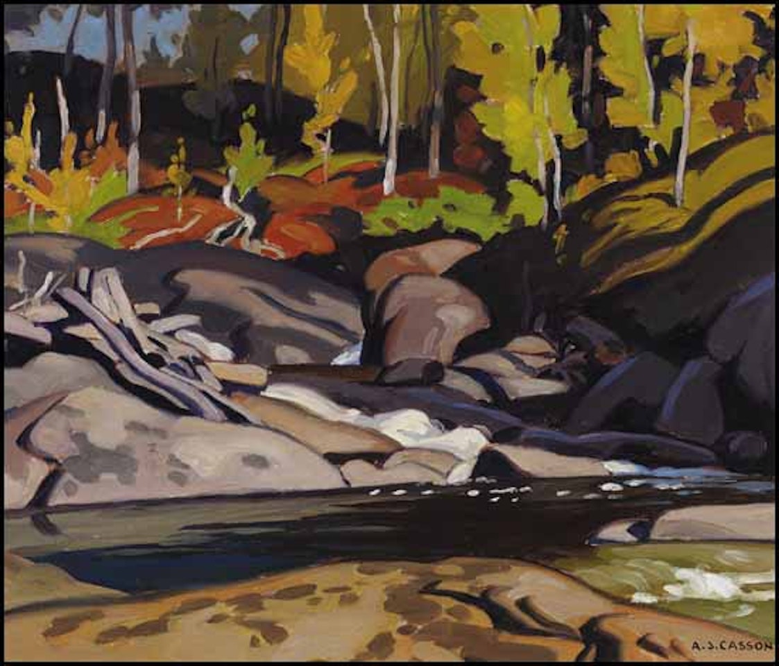 Little Falls, Haliburton by Alfred Joseph Casson