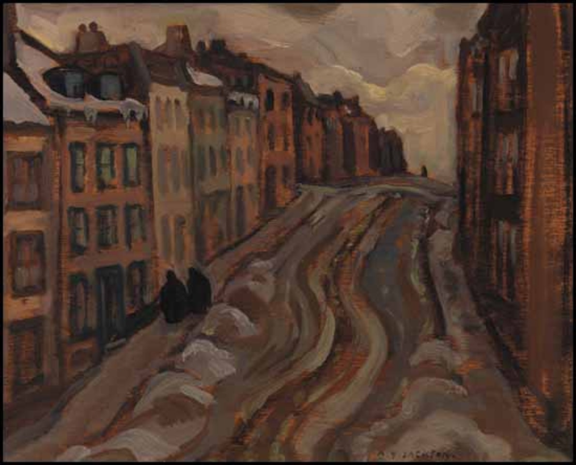 Street, Old Quebec by Alexander Young Jackson