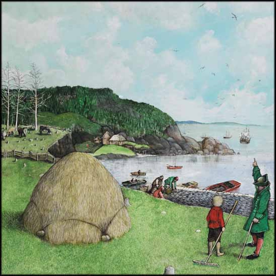 Retired Sea Captain in Newfoundland by William Kurelek