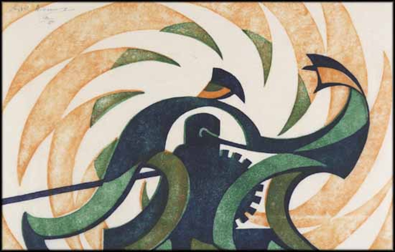 The Winch by Sybil Andrews