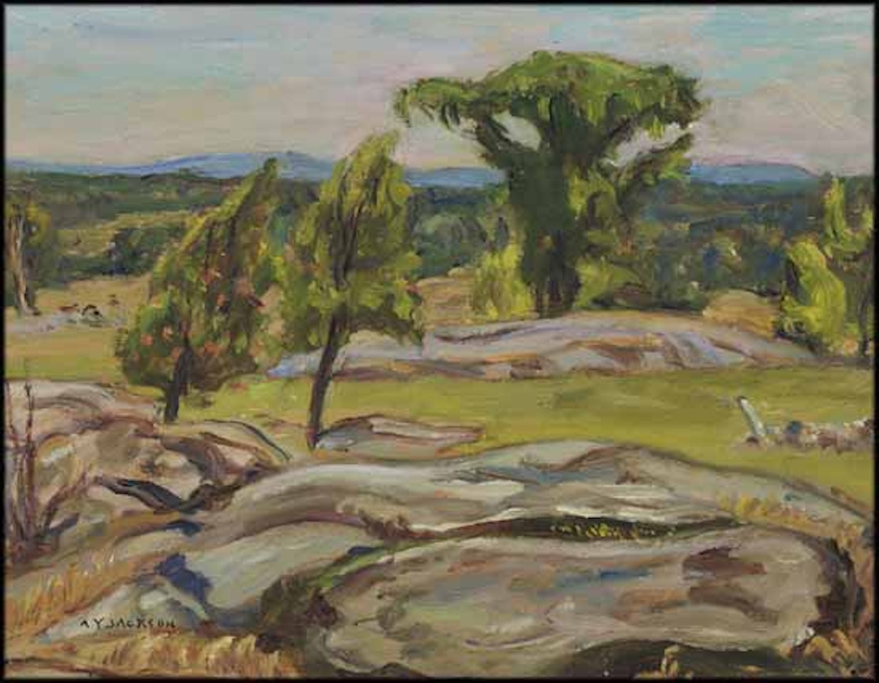 Farmland, Madoc, Ontario by Alexander Young Jackson