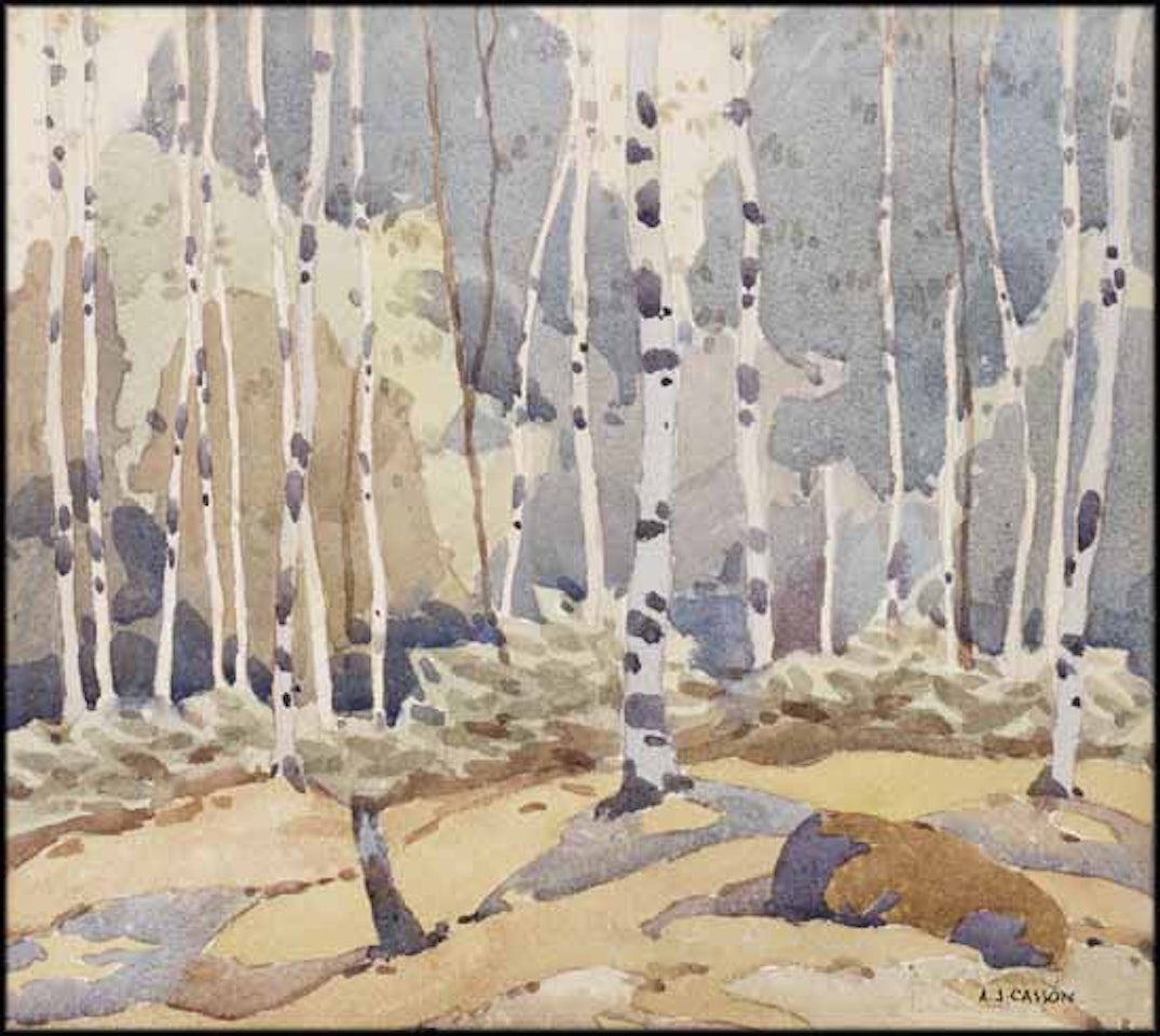 Birch Trees by Alfred Joseph Casson