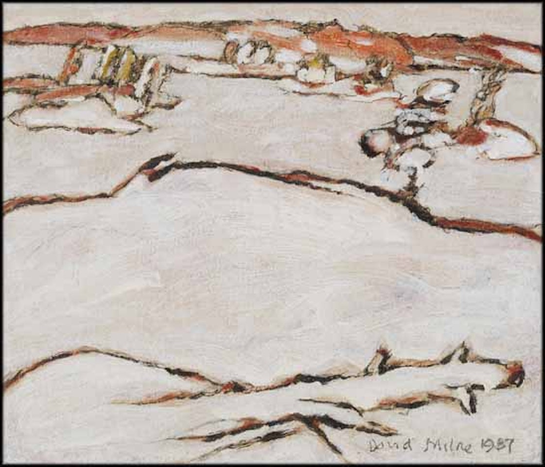 Winter Among the Islands, Six Mile Lake, Muskoka, Ontario by David Brown Milne