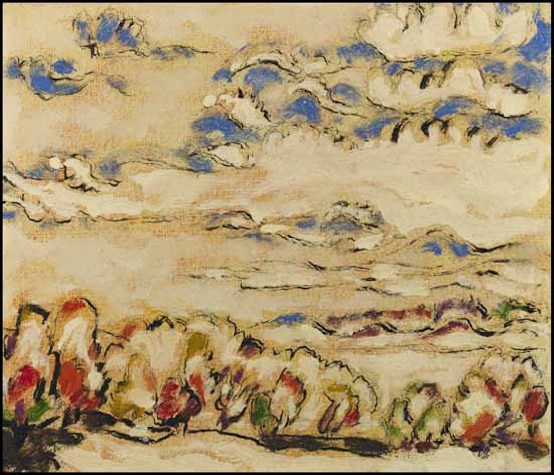 Bright Clouds and Bright Trees by David Brown Milne