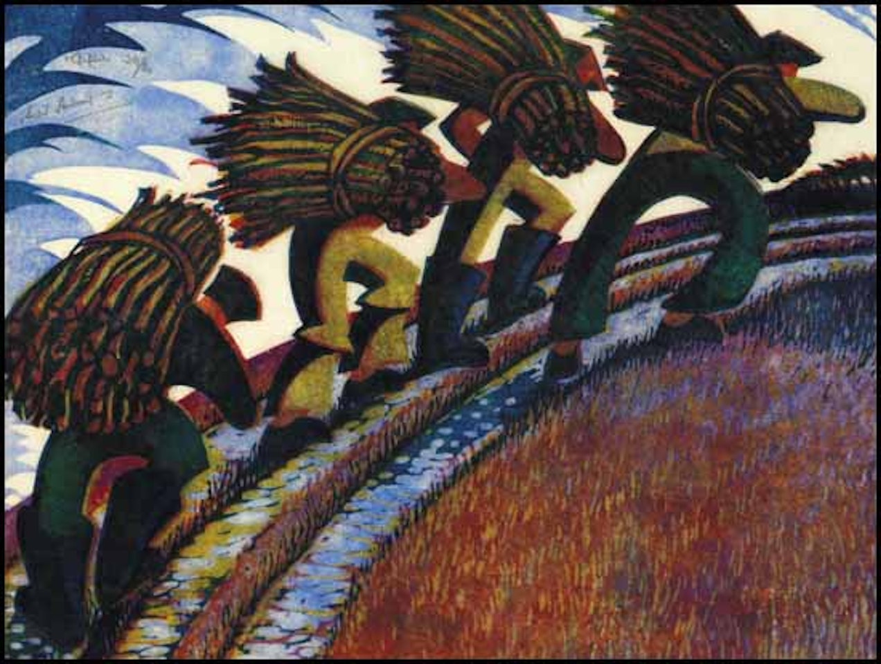 Gipsies by Sybil Andrews