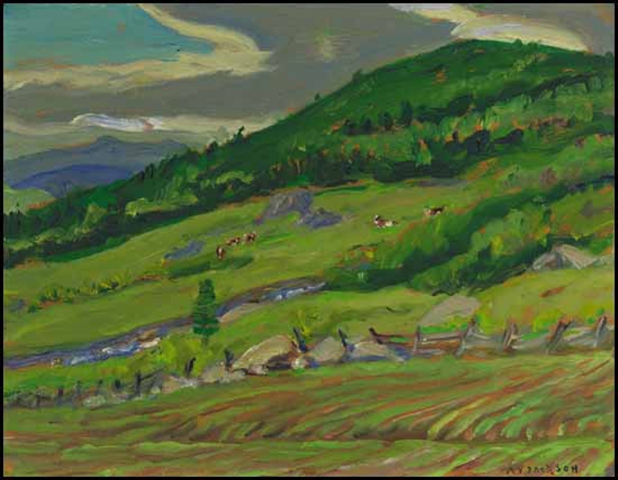 Hillside, Baie-Saint-Paul by Alexander Young Jackson