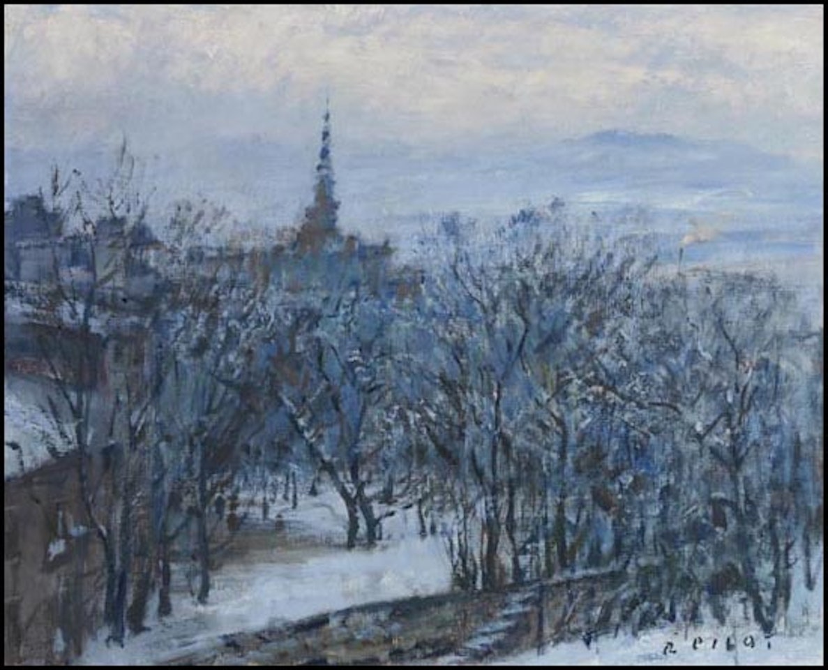 Twilight, Laval, from the Terrace, Quebec by Robert Pilot
