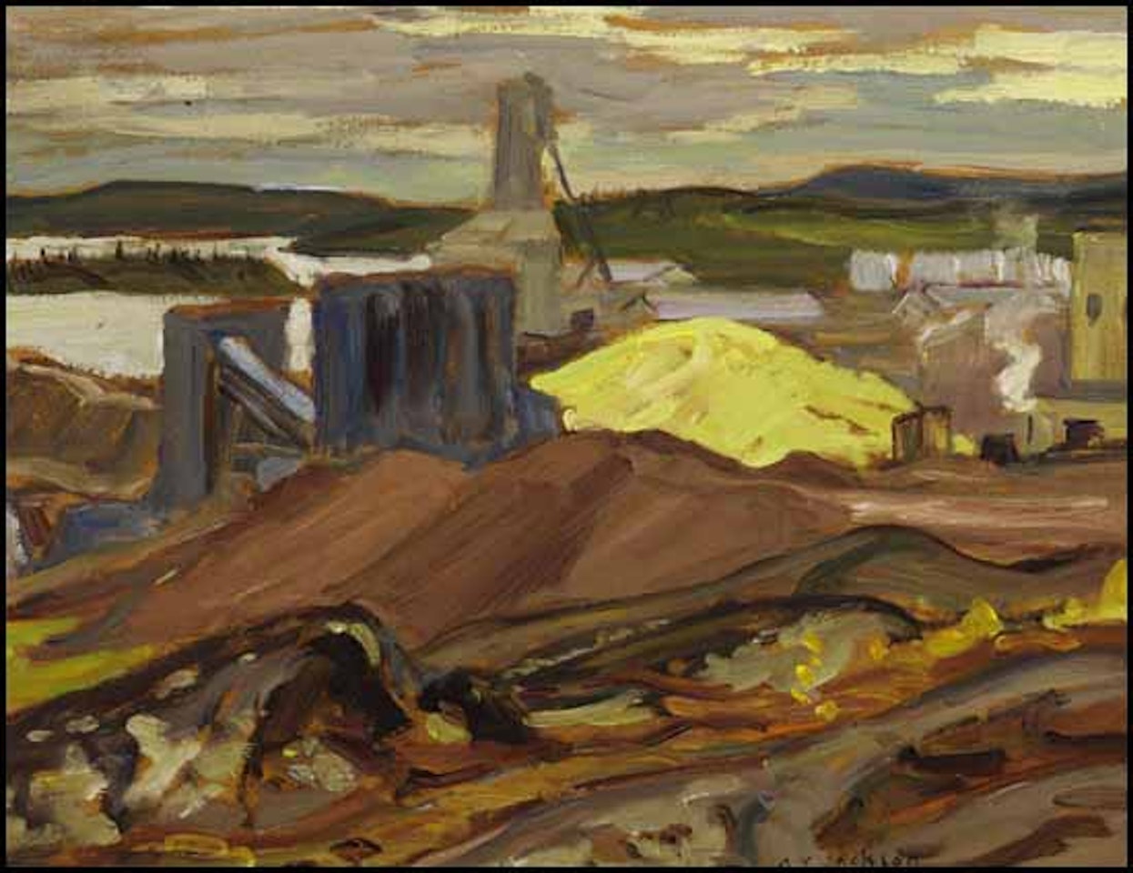 Gunnar Mines, Lake Athabaska by Alexander Young Jackson