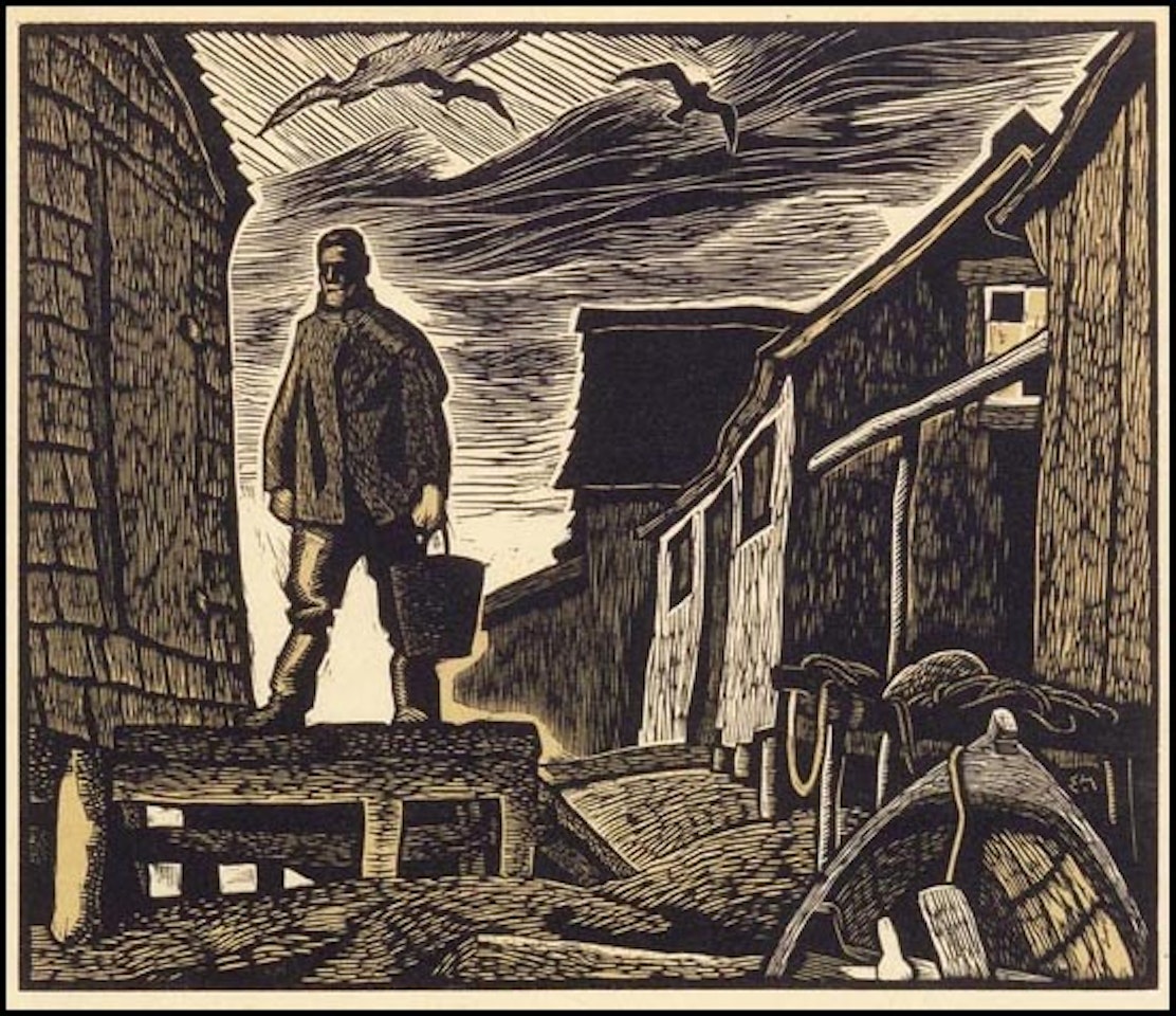 Fish Houses, Labrador by Edwin Headley Holgate
