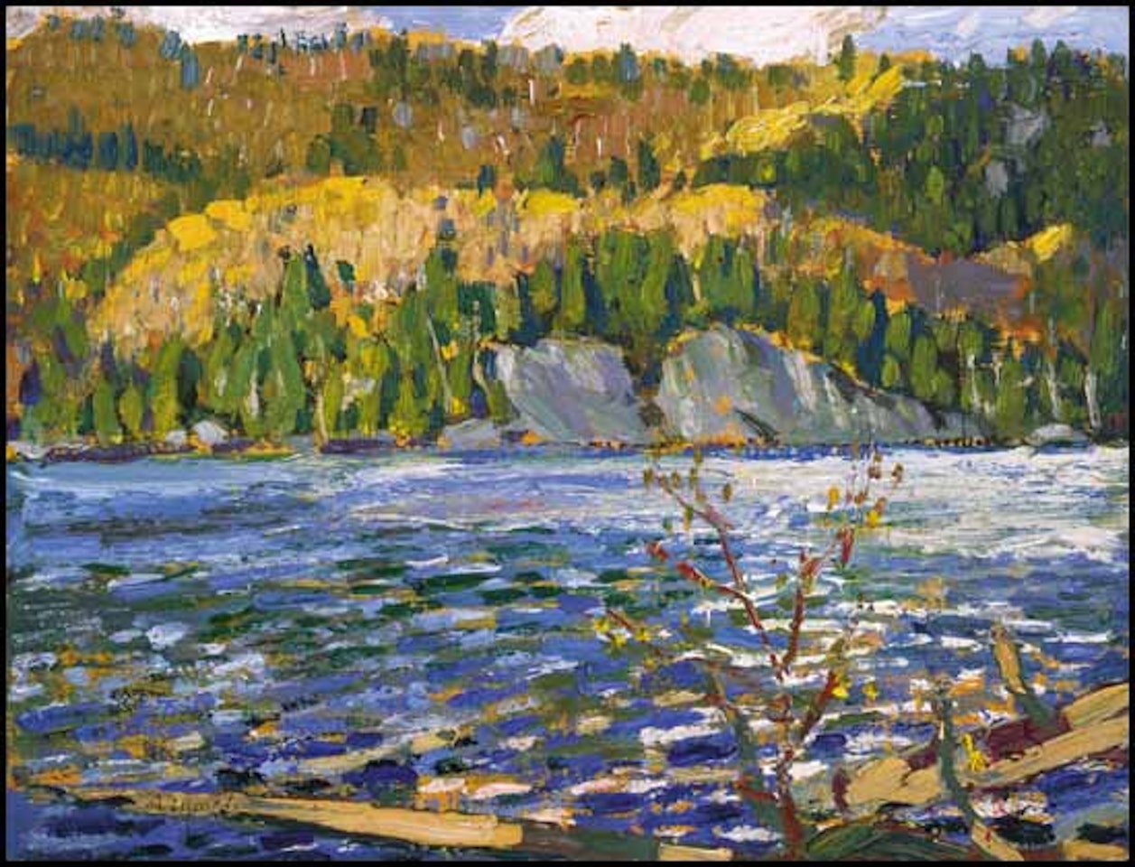 River in Autumn, Algonquin Park by Arthur Lismer