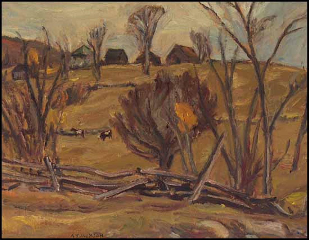 Farm at Rosendal, Madawaska Valley, Ontario by Alexander Young Jackson