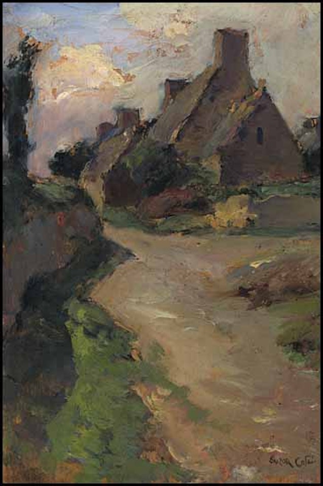 Maisons Bretonnes, Porz-Guen, Bretagne by Marc-Aurele de Foy Suzor-Cote