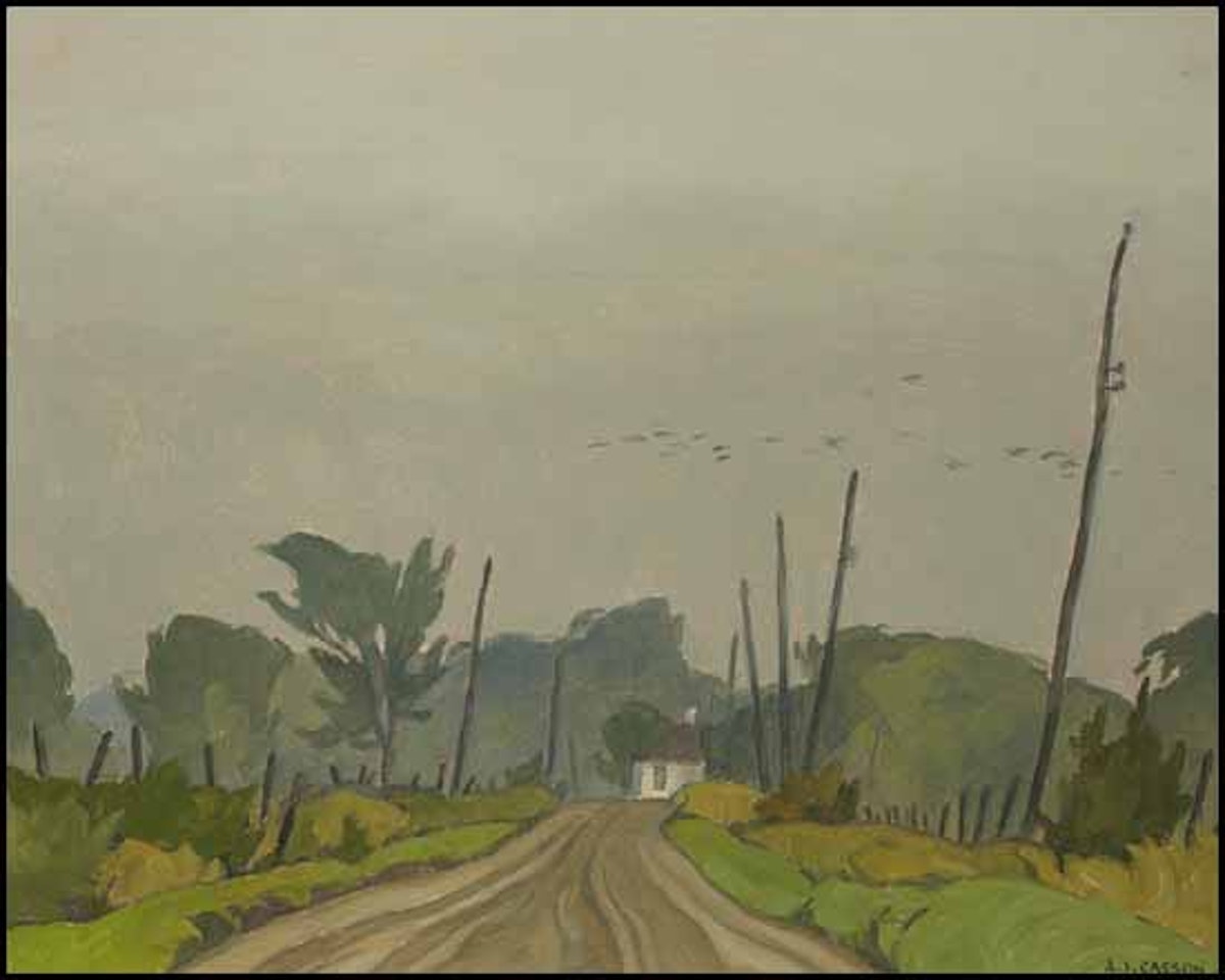 Rain at Grenville, Que. by Alfred Joseph Casson