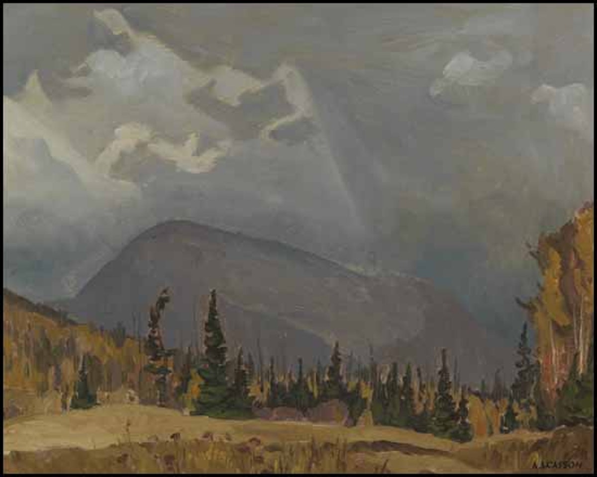 Snowshowers Near Bancroft by Alfred Joseph Casson