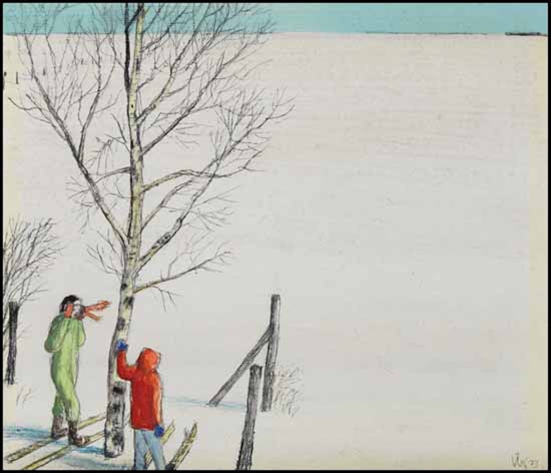 Next Shelter Two Miles by William Kurelek