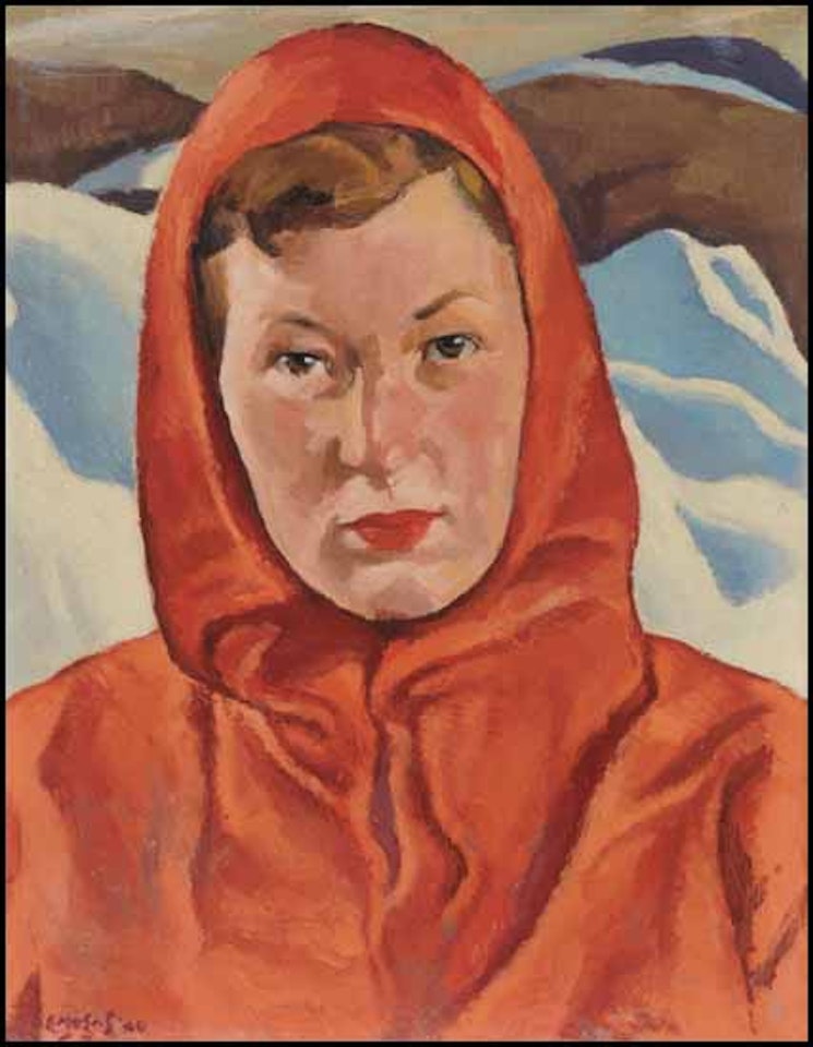 The Ski Patroller by Edwin Headley Holgate
