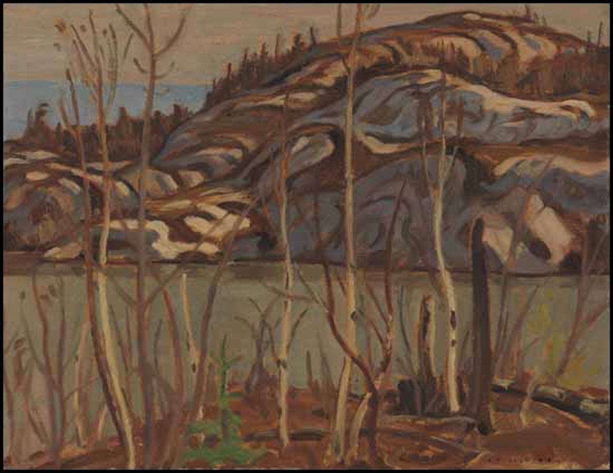 Lake in La Cloche Hills, Ontario by Alexander Young Jackson