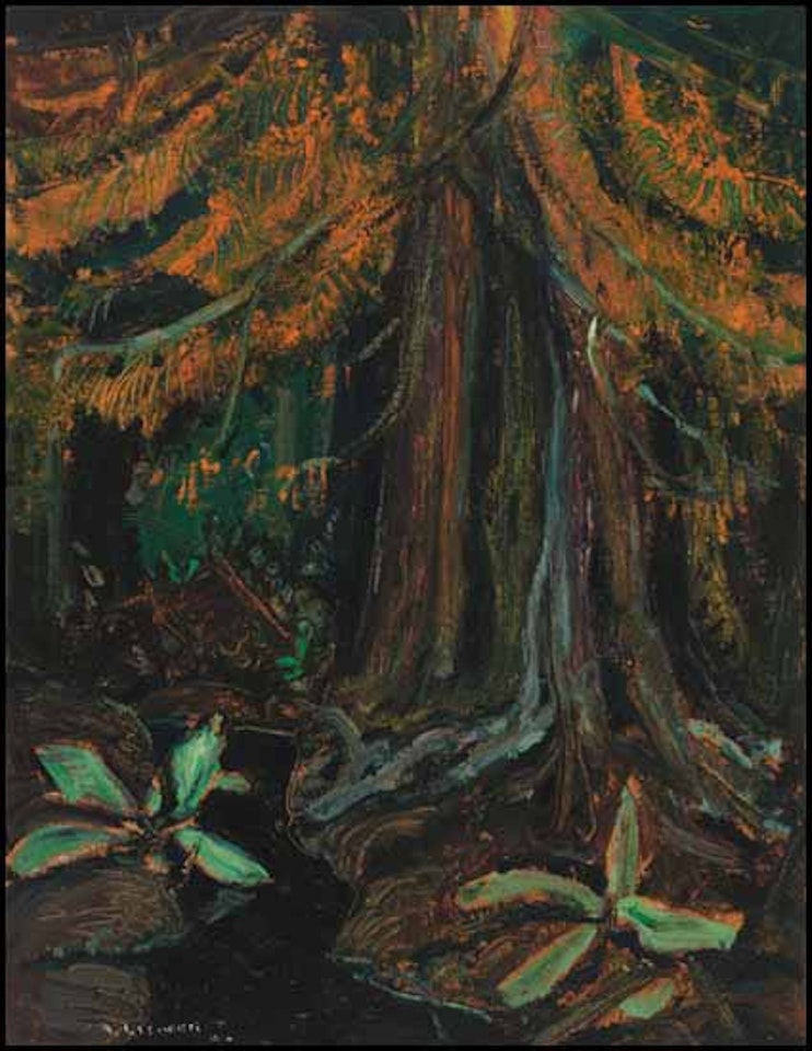Cedar Swamp by Arthur Lismer
