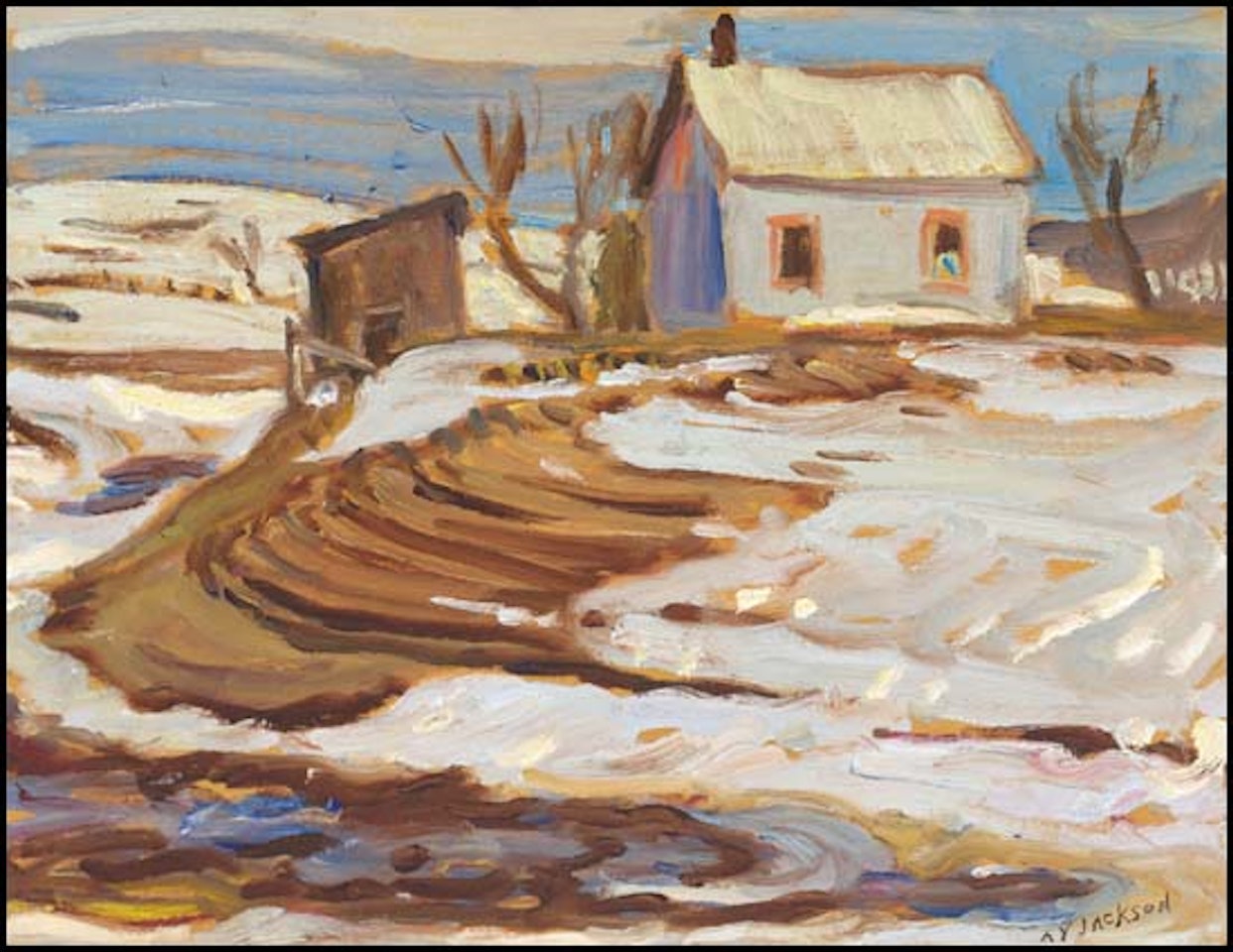 Ripon, on the Road to Cheneville, Quebec by Alexander Young Jackson